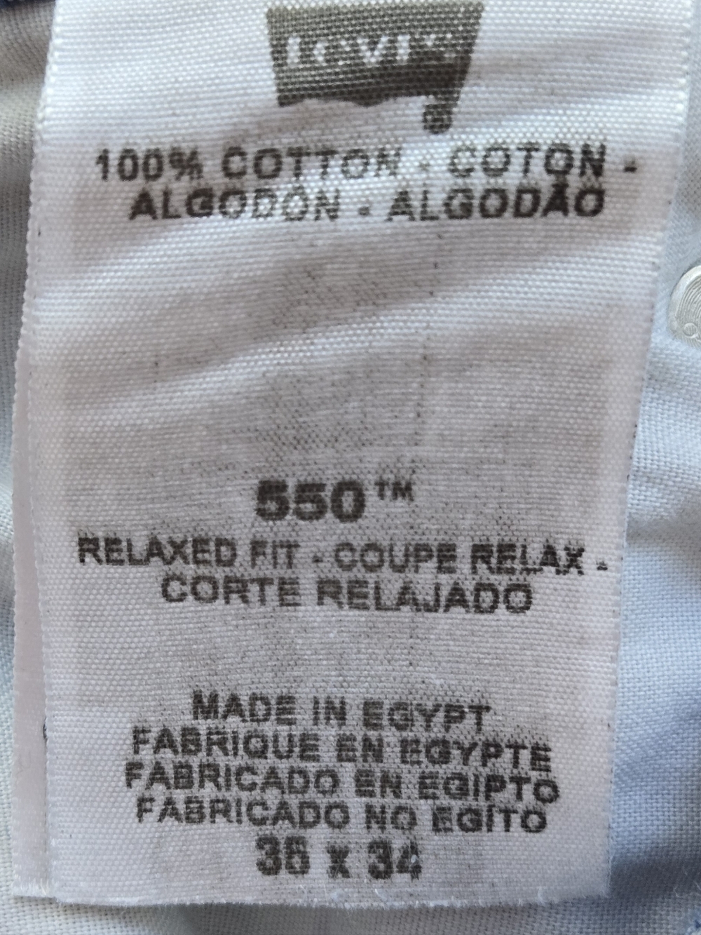 Levi's 550 Relaxed Fit Jeans Medium Wash 36x34 (Measures 35x33)👖✨ - Picture 8 of 14